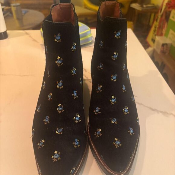 Coach Women's Black and Navy Boots - Picture 5 of 6